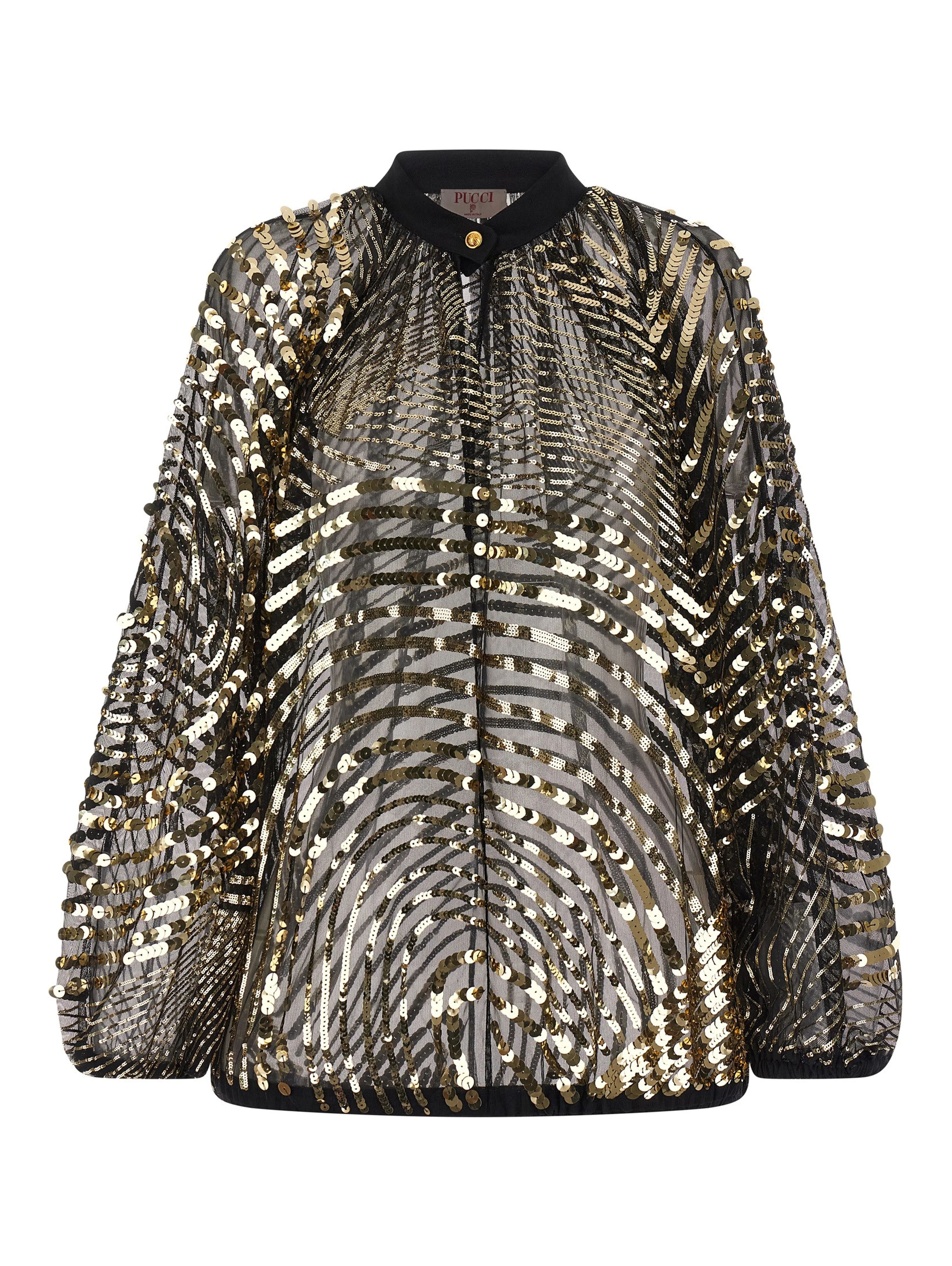 Black Polyamide Blouse