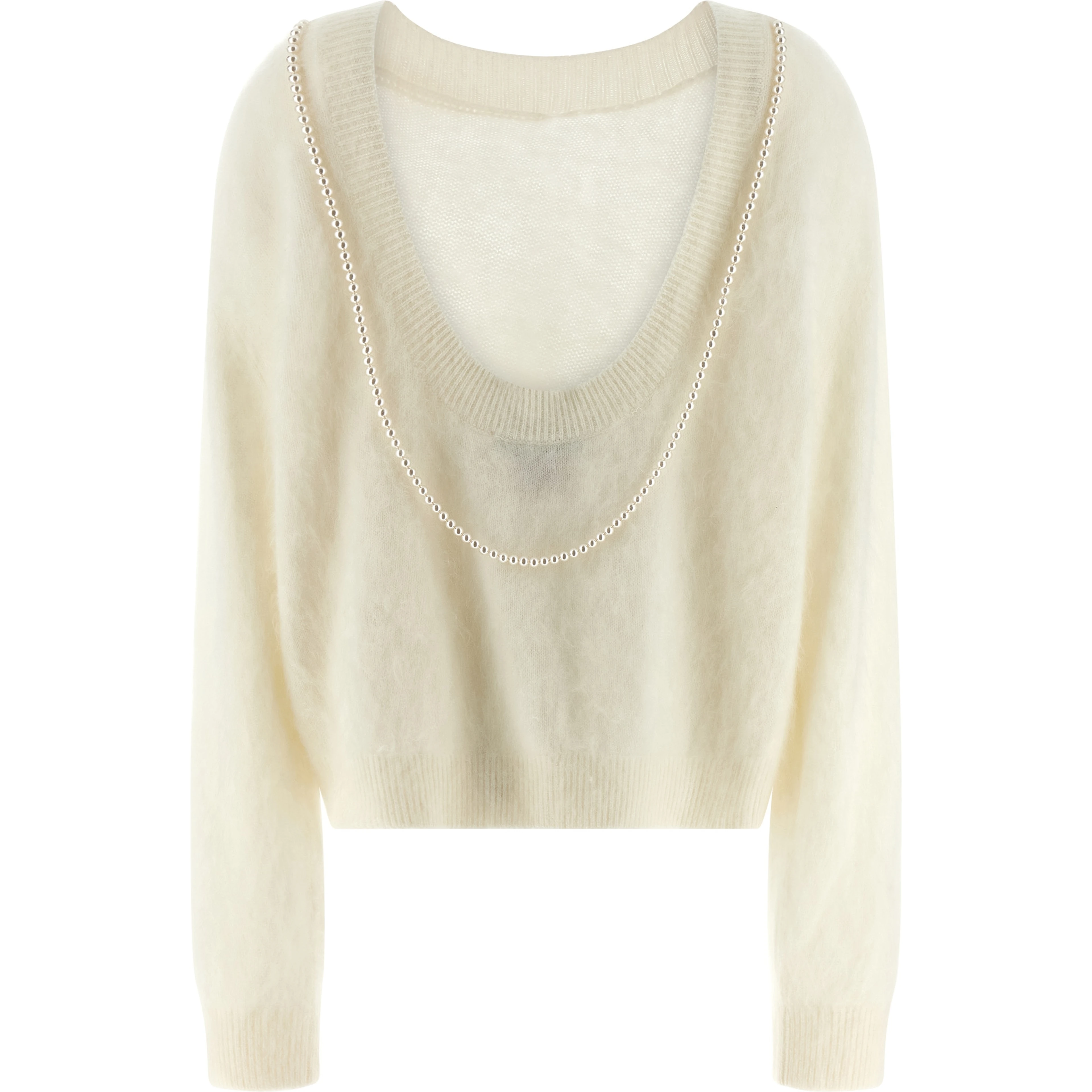 White Cashmere Cardigan