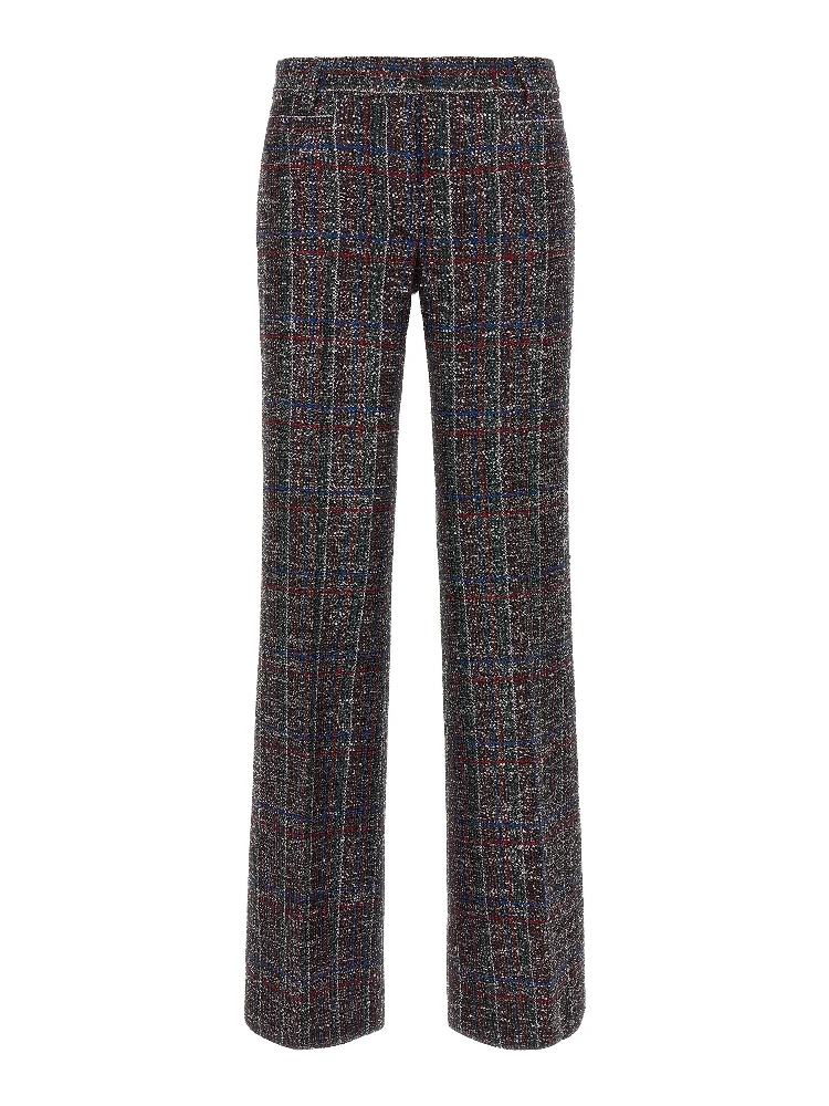 Multicolor Viscose Flared Pants