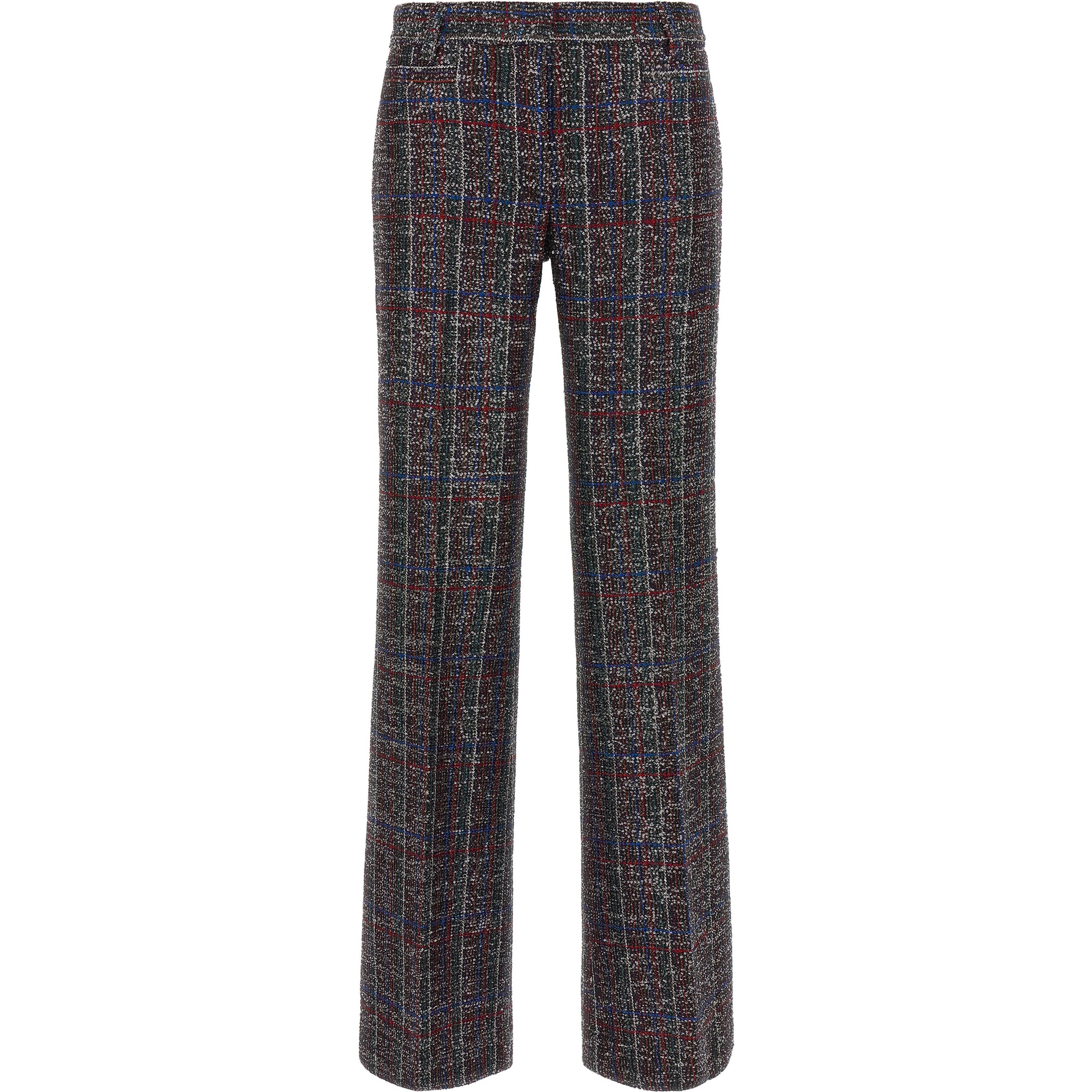 Multicolor Viscose Flared Pants