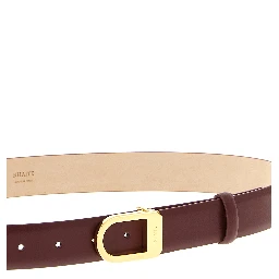 Bordeaux Calfskin Regular Belt