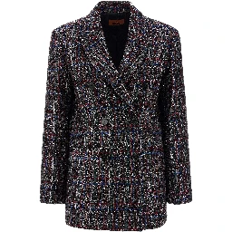 Multicolor Viscose Blazer