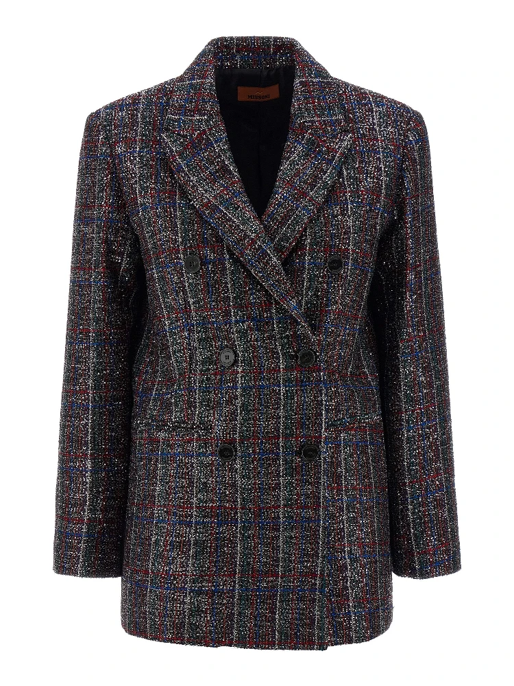 Multicolor Viscose Blazer