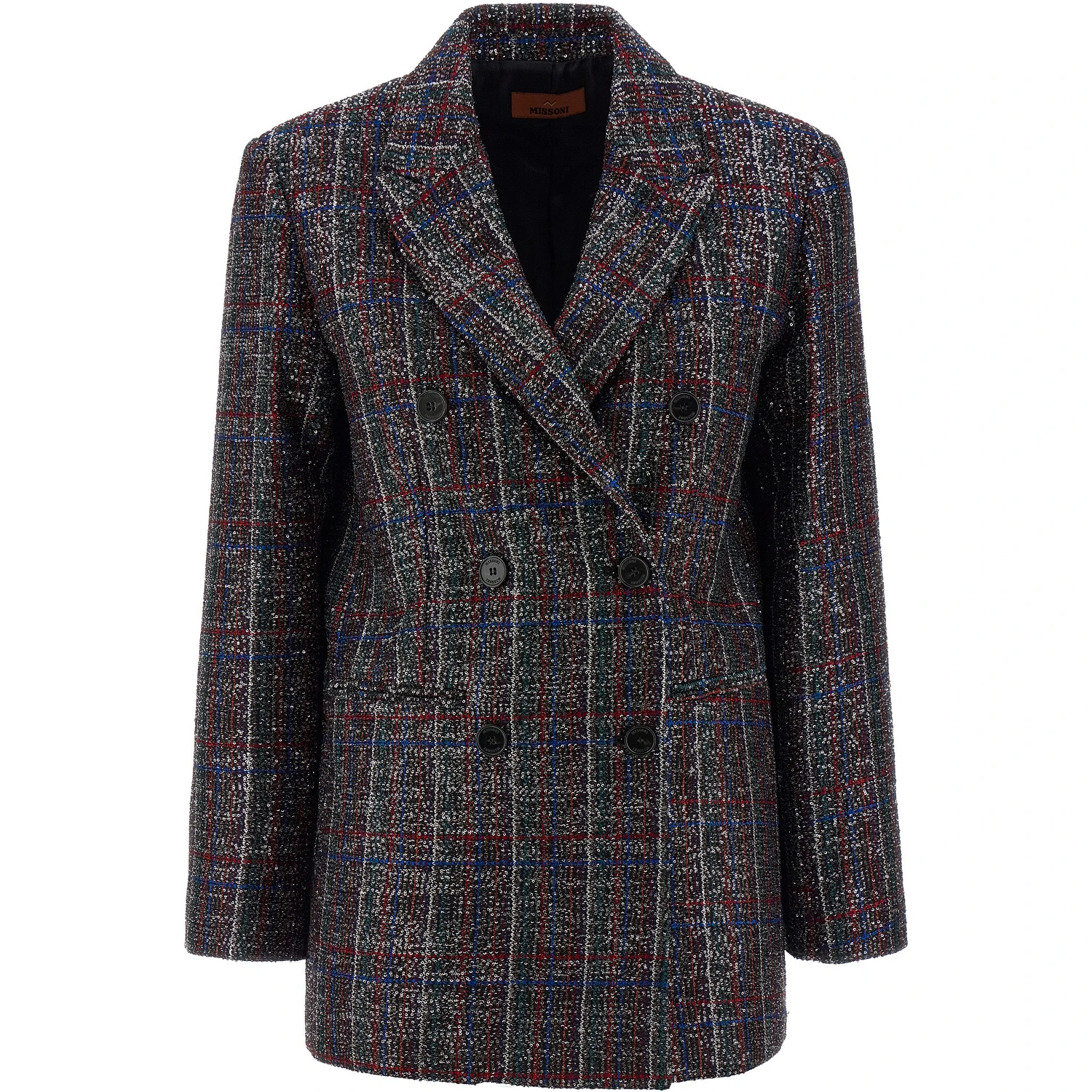 Multicolor Viscose Blazer