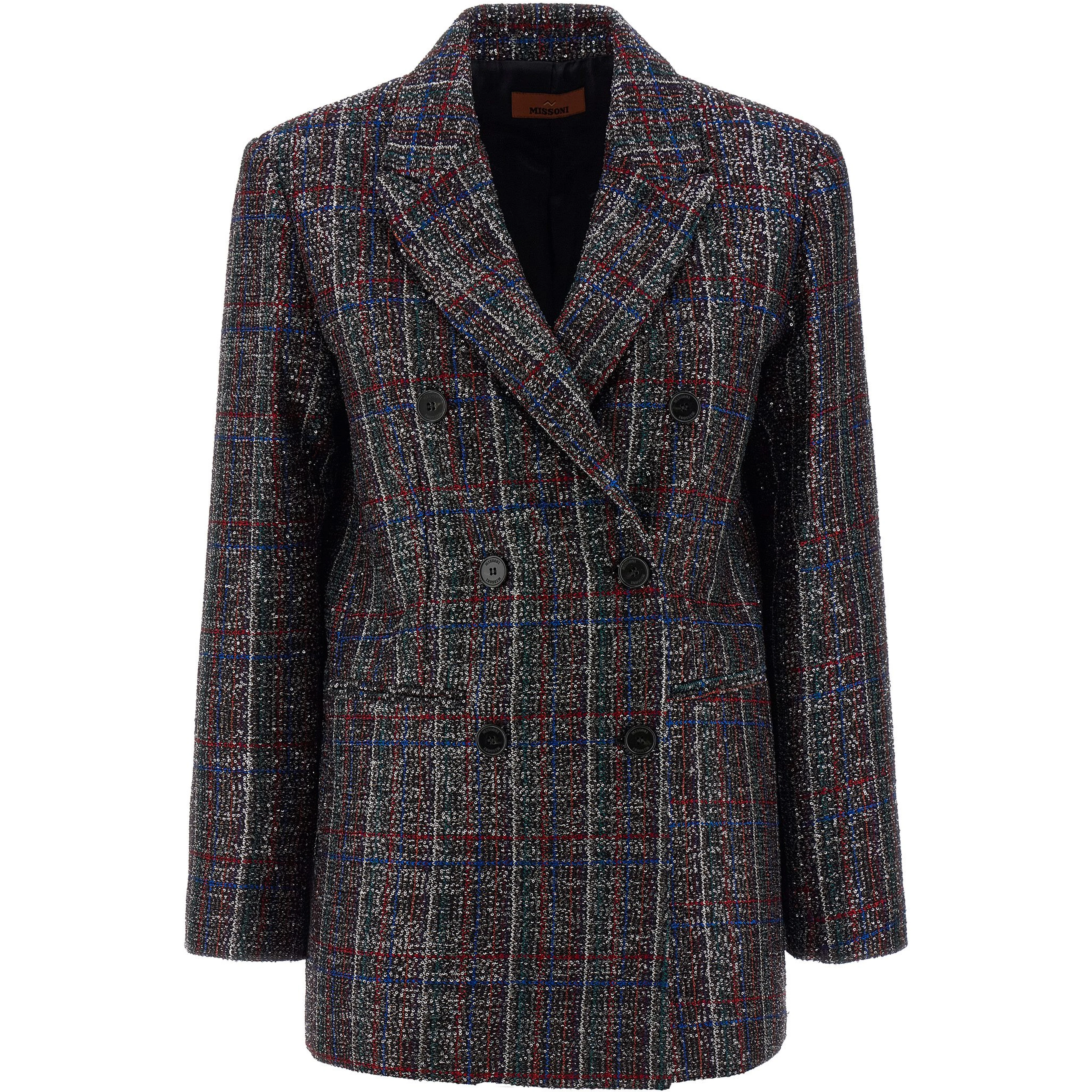 Multicolor Viscose Blazer