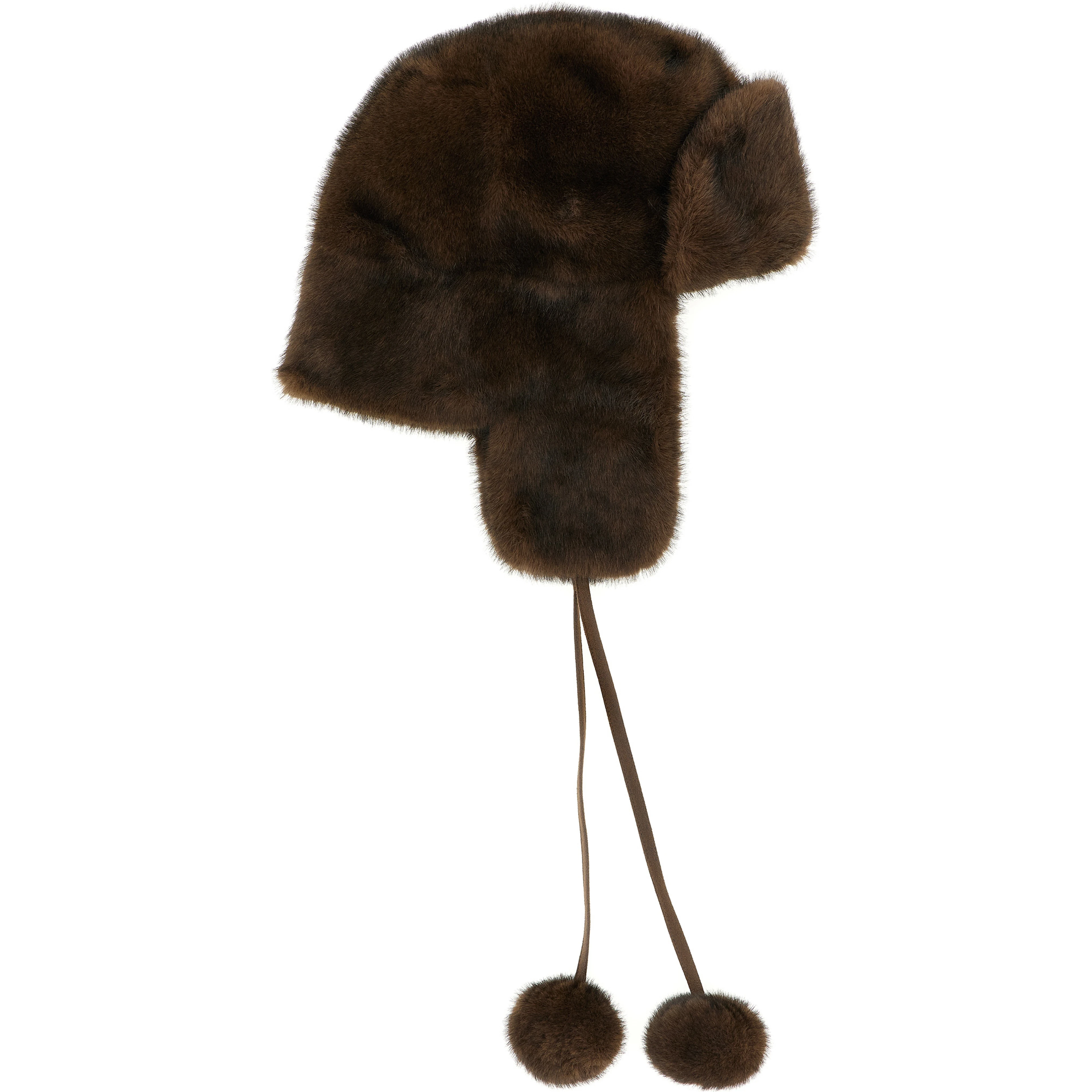 Brown Polyamide Ear Muffs