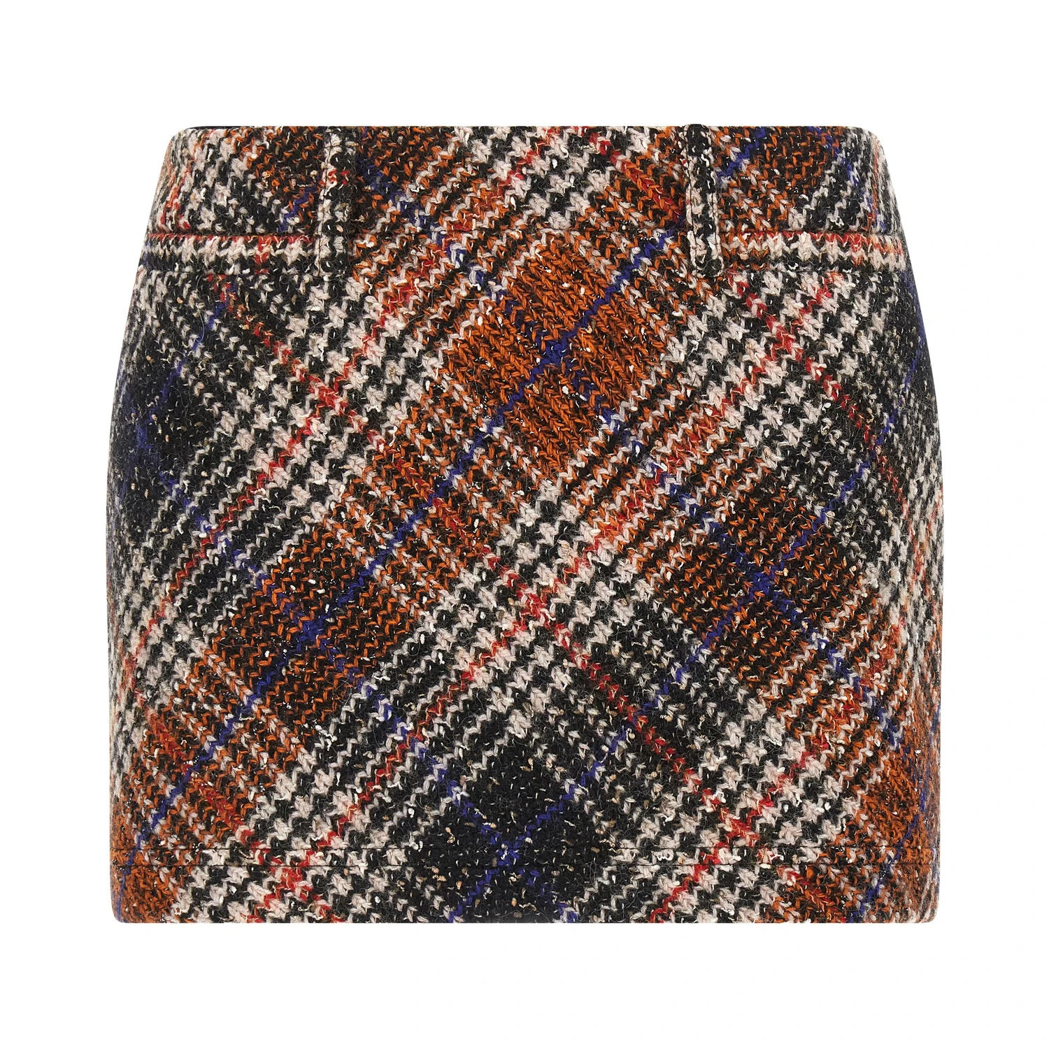 Multicolor Wool Long Skirt