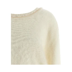 White Cashmere Cardigan