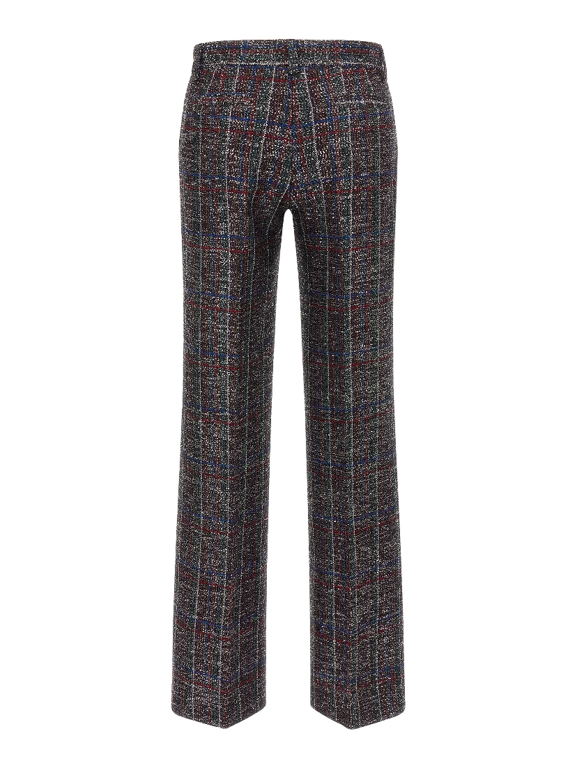 Multicolor Viscose Flared Pants