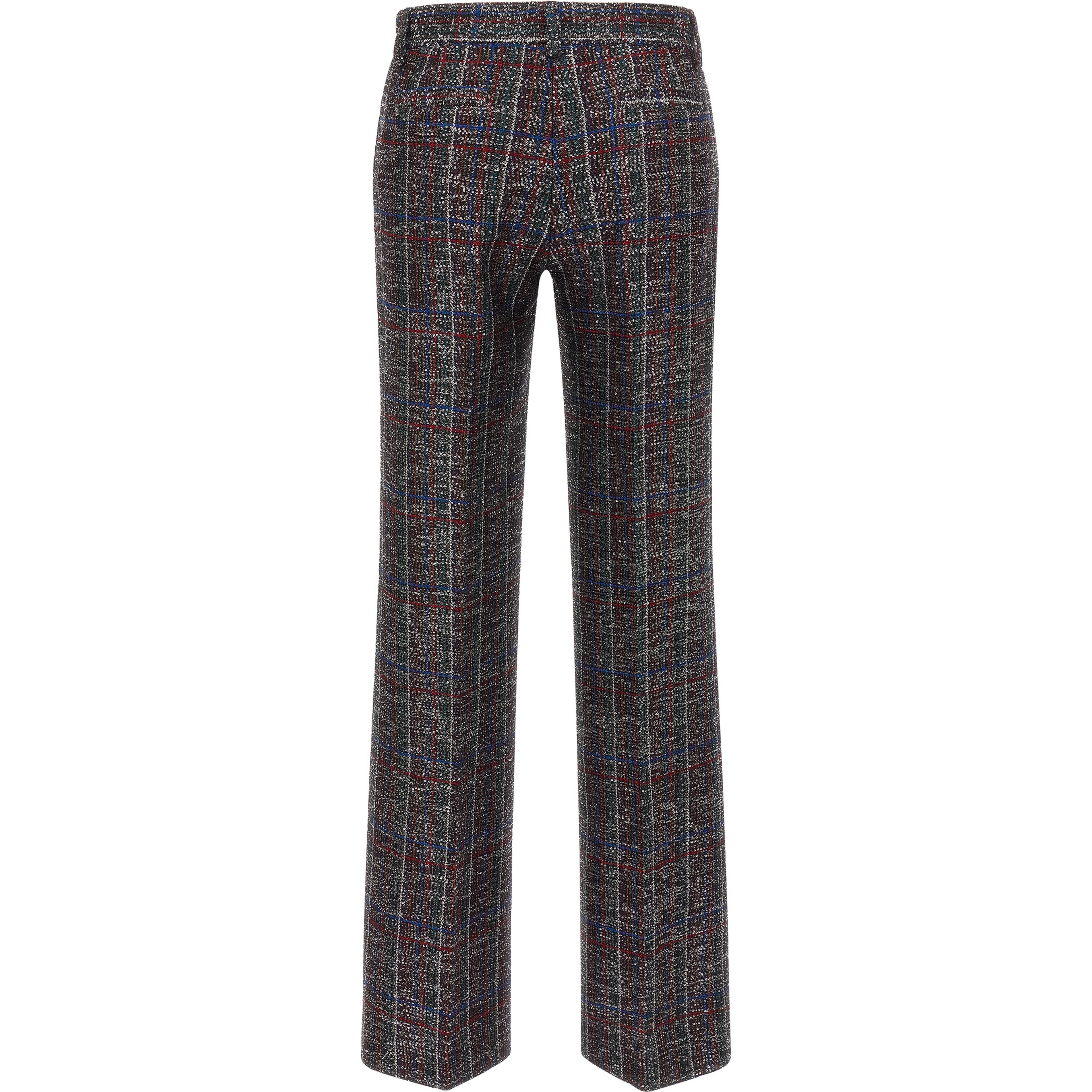 Multicolor Viscose Flared Pants