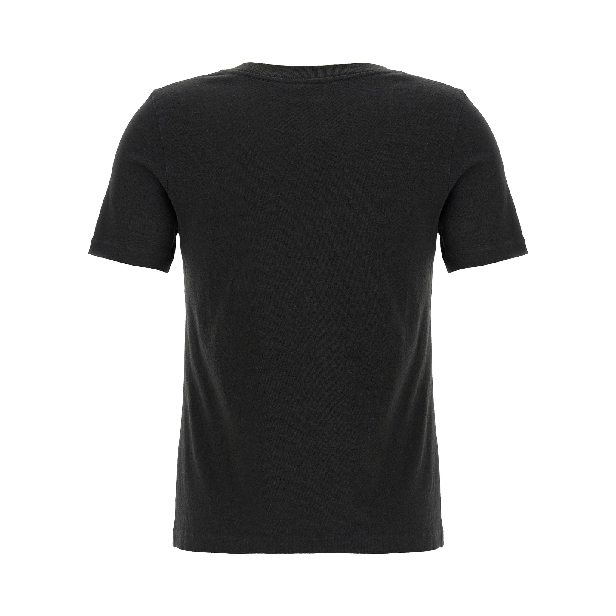 Black Cotton T-Shirt