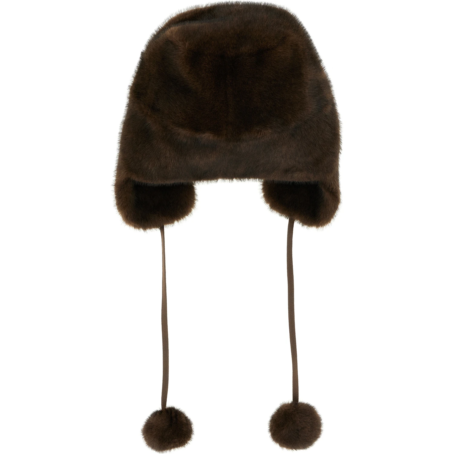 Brown Polyamide Ear Muffs