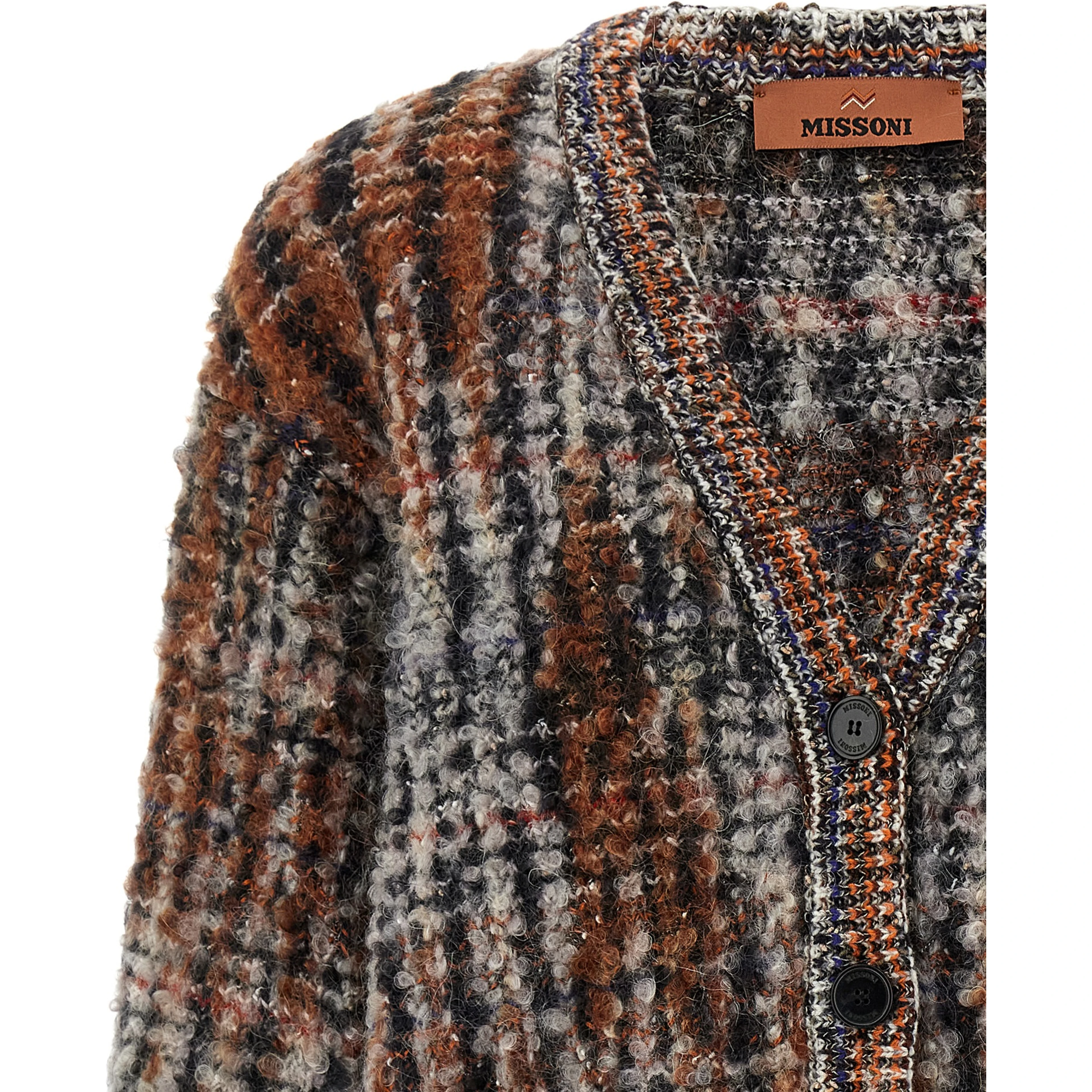 Multicolor Wool Cardigan