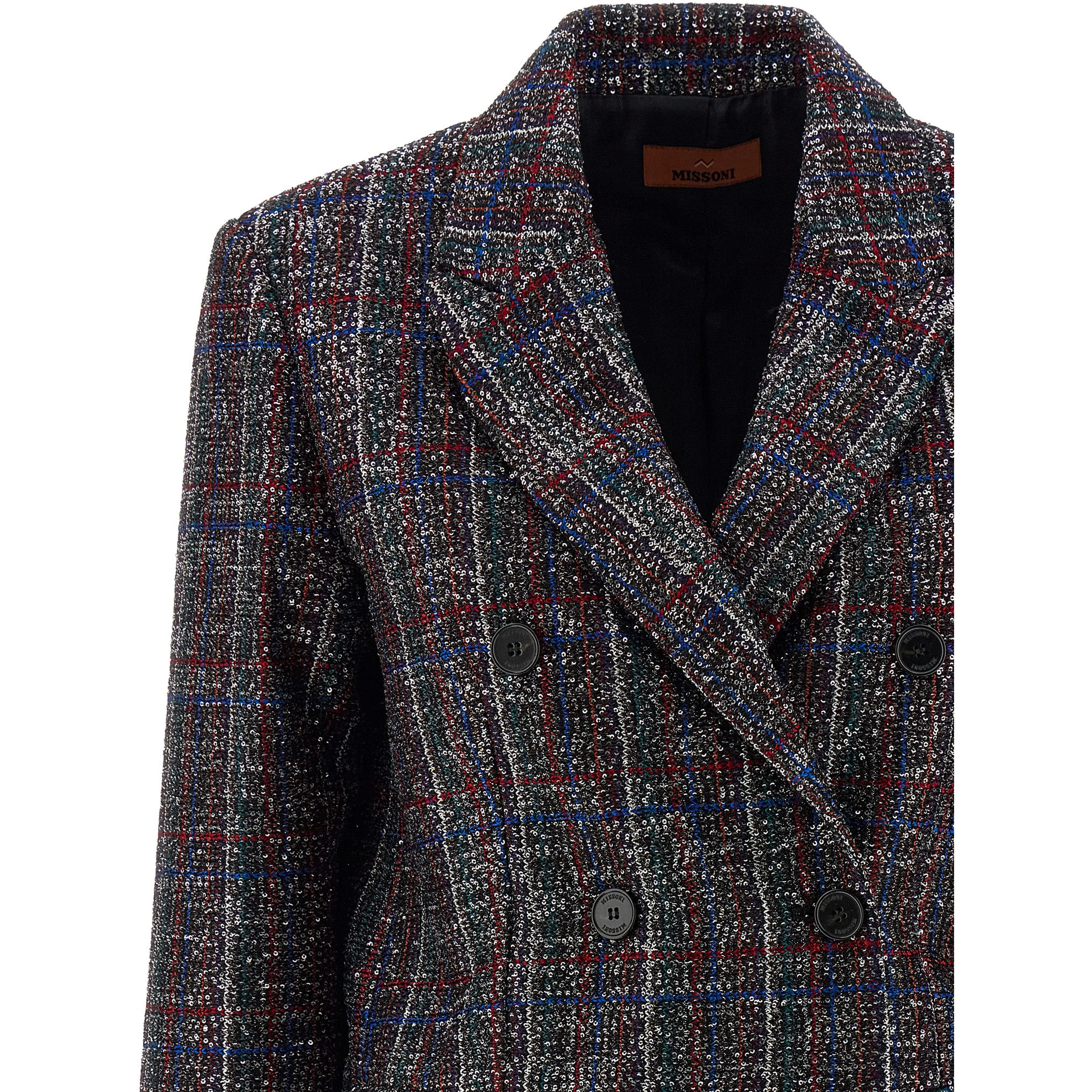 Multicolor Viscose Blazer