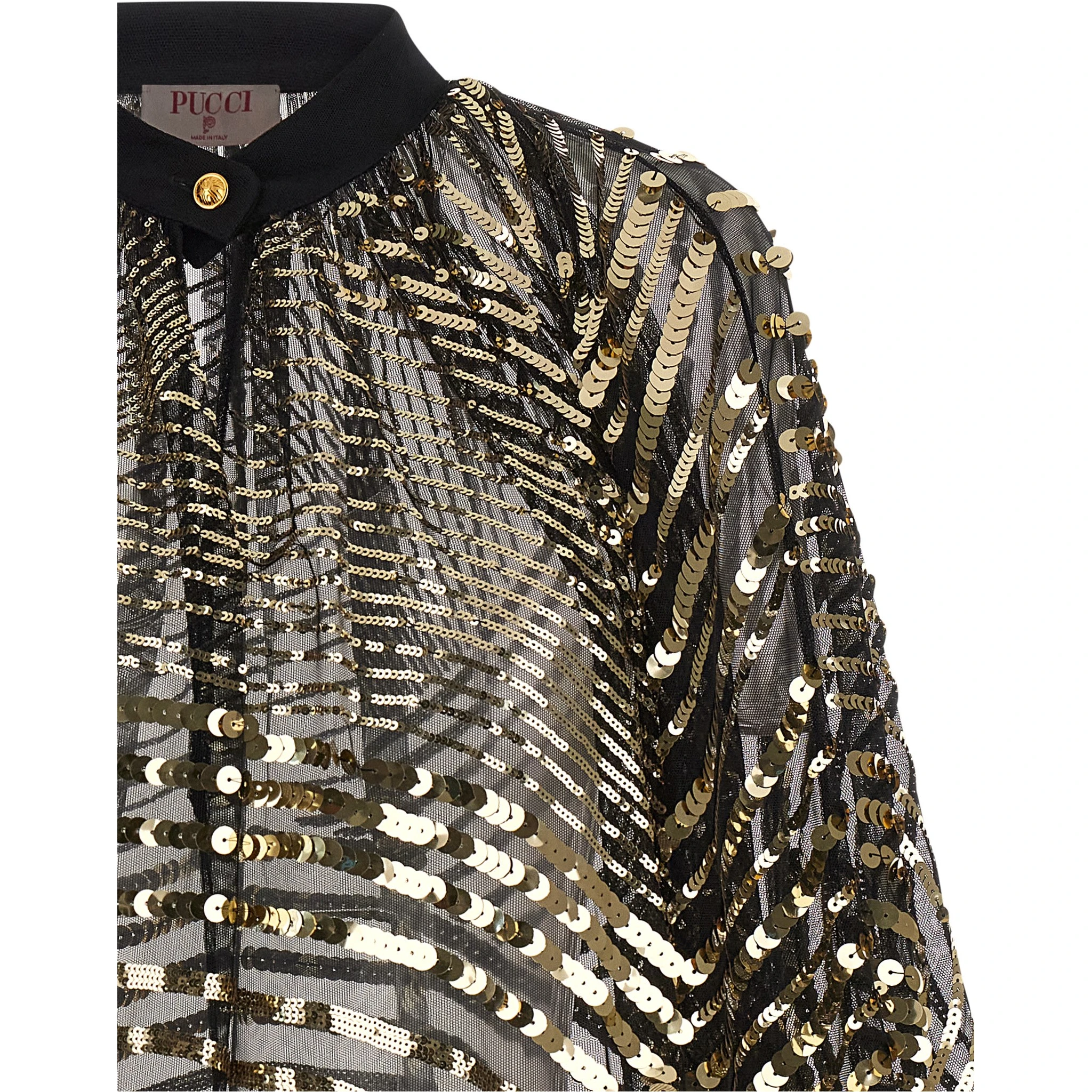 Black Polyamide Blouse