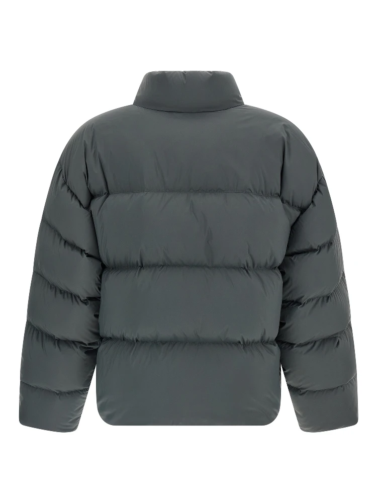 Gray Polyamide Full-Length Jacket alternative
