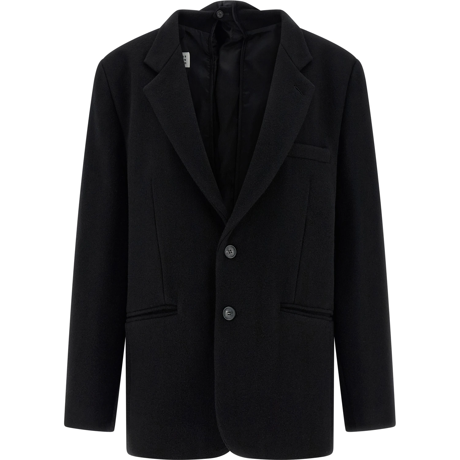 Black Virgin Wool Blazer