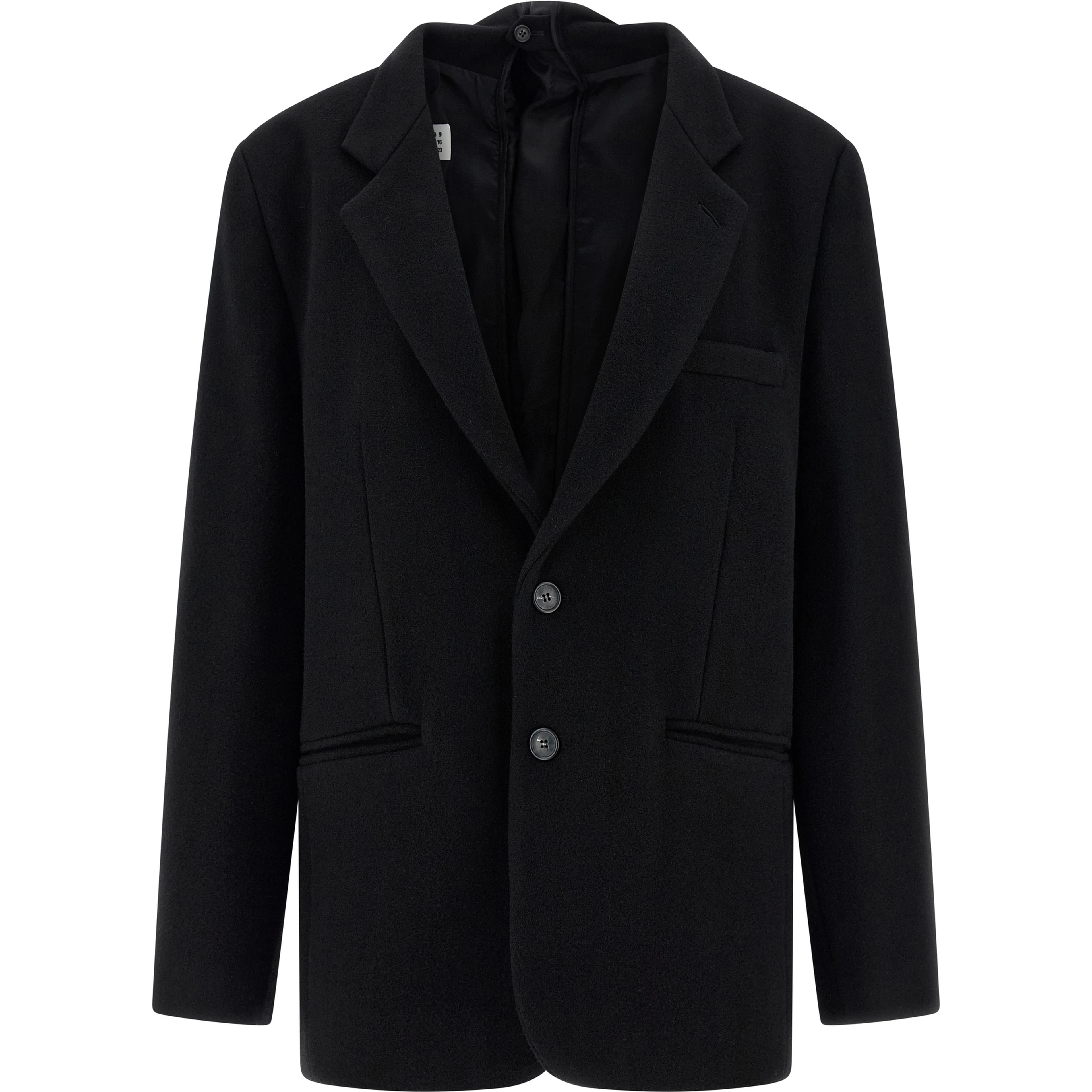 Black Virgin Wool Blazer