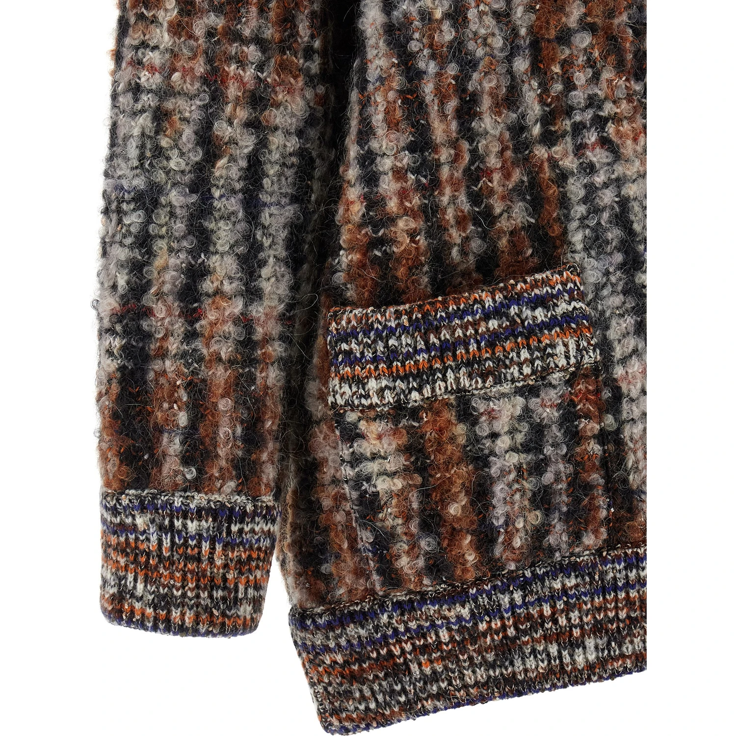 Multicolor Wool Cardigan
