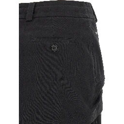 Black Silk Midi Skirt