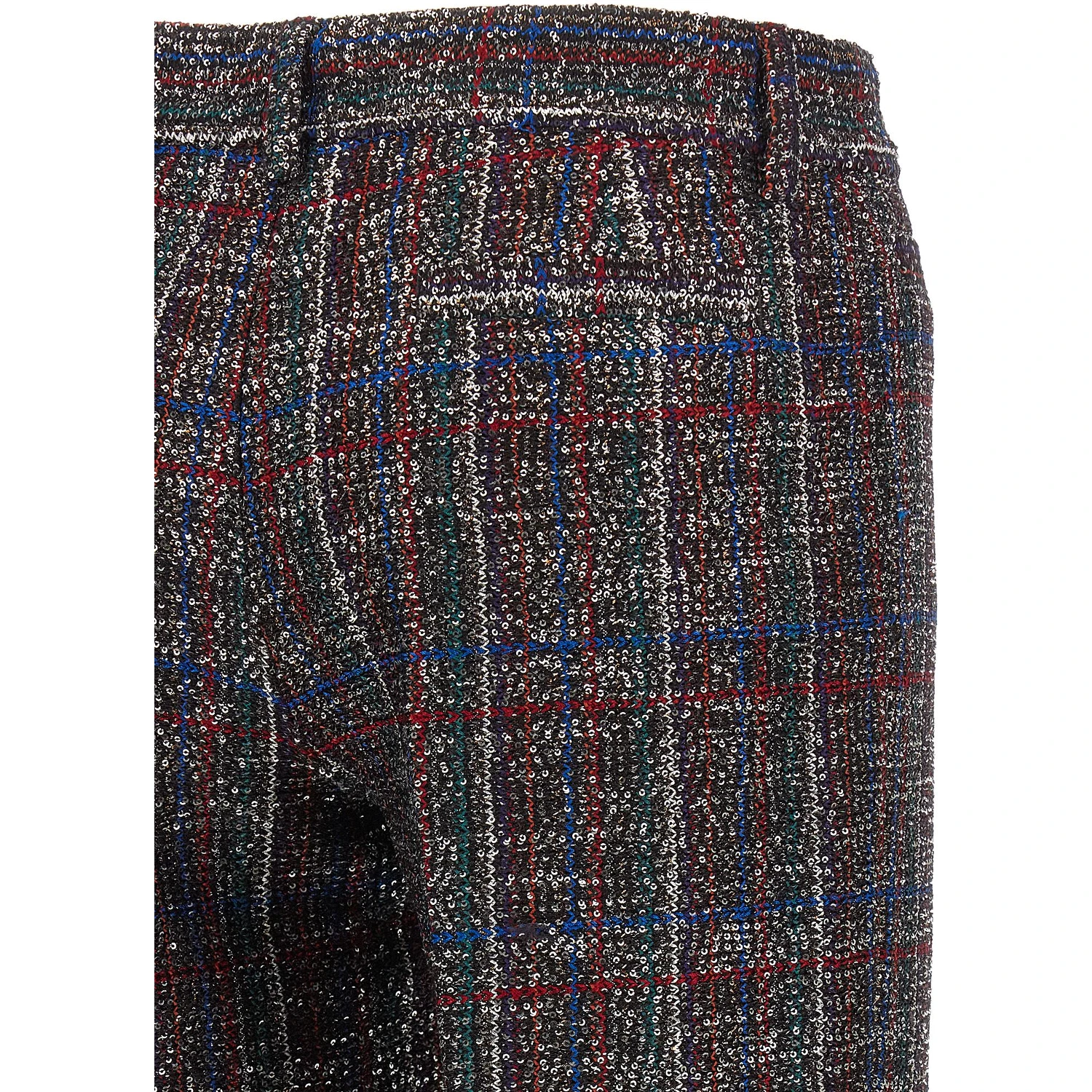 Multicolor Viscose Flared Pants