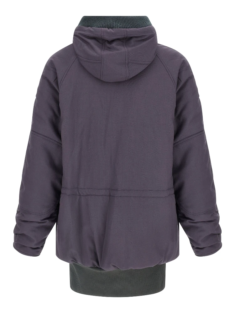 Purple Virgin Wool Parka alternative