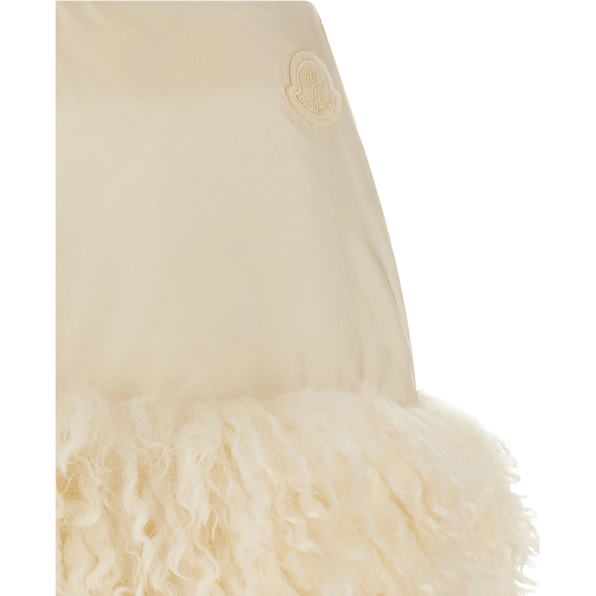 White Polyamide Long Skirt