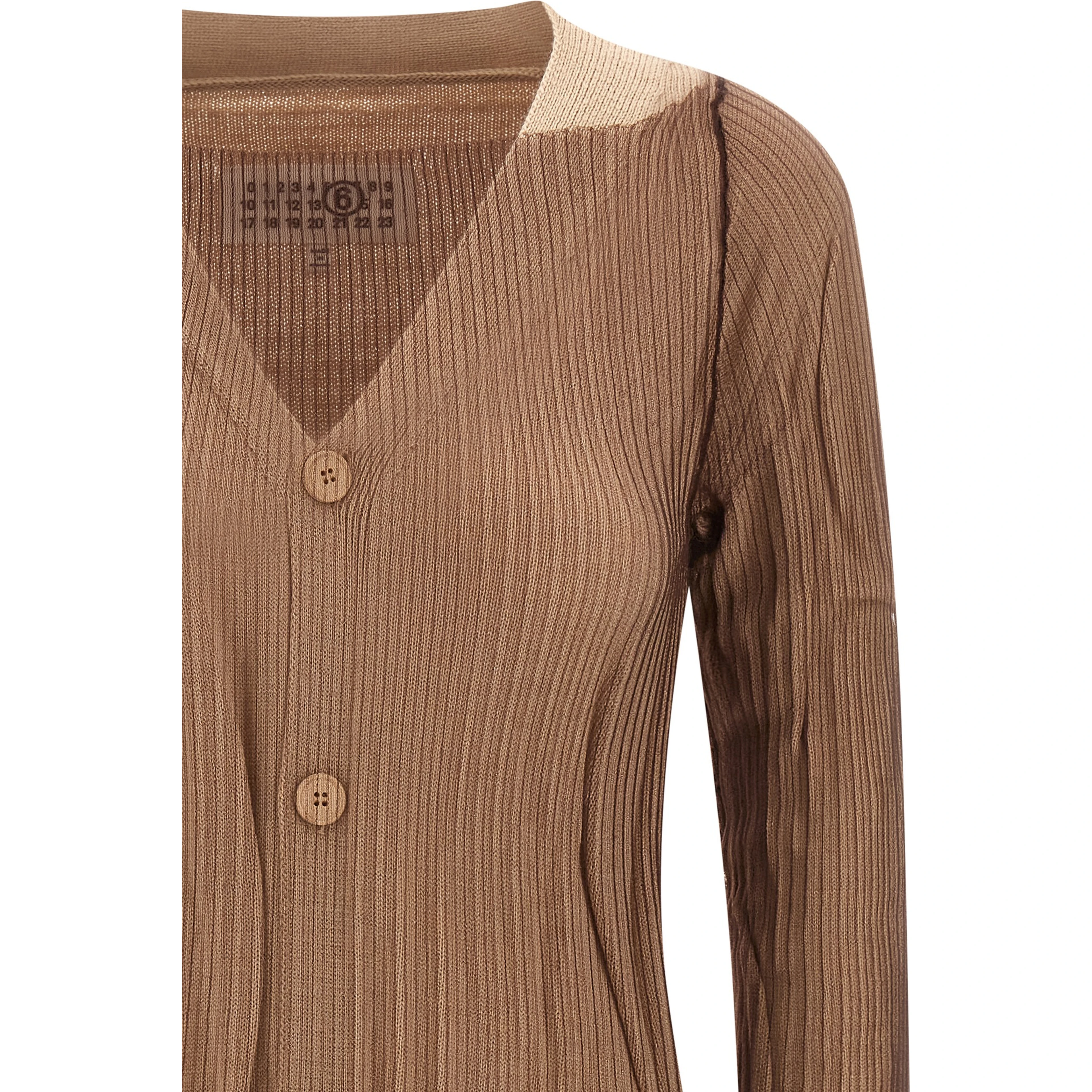 Beige Polyamide Midi Dress