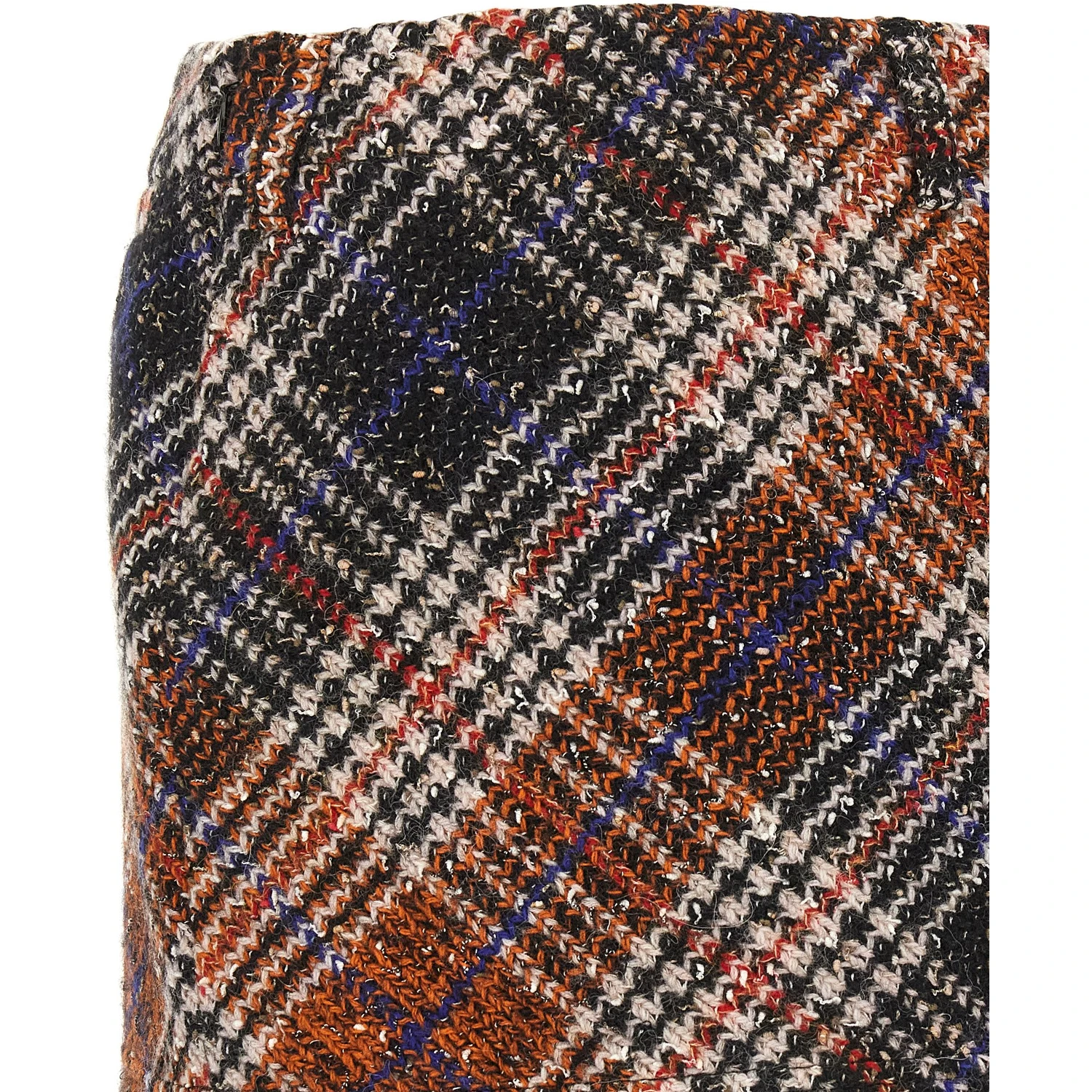 Multicolor Wool Long Skirt