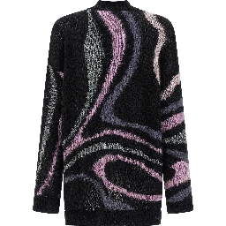 Black Wool Cardigan