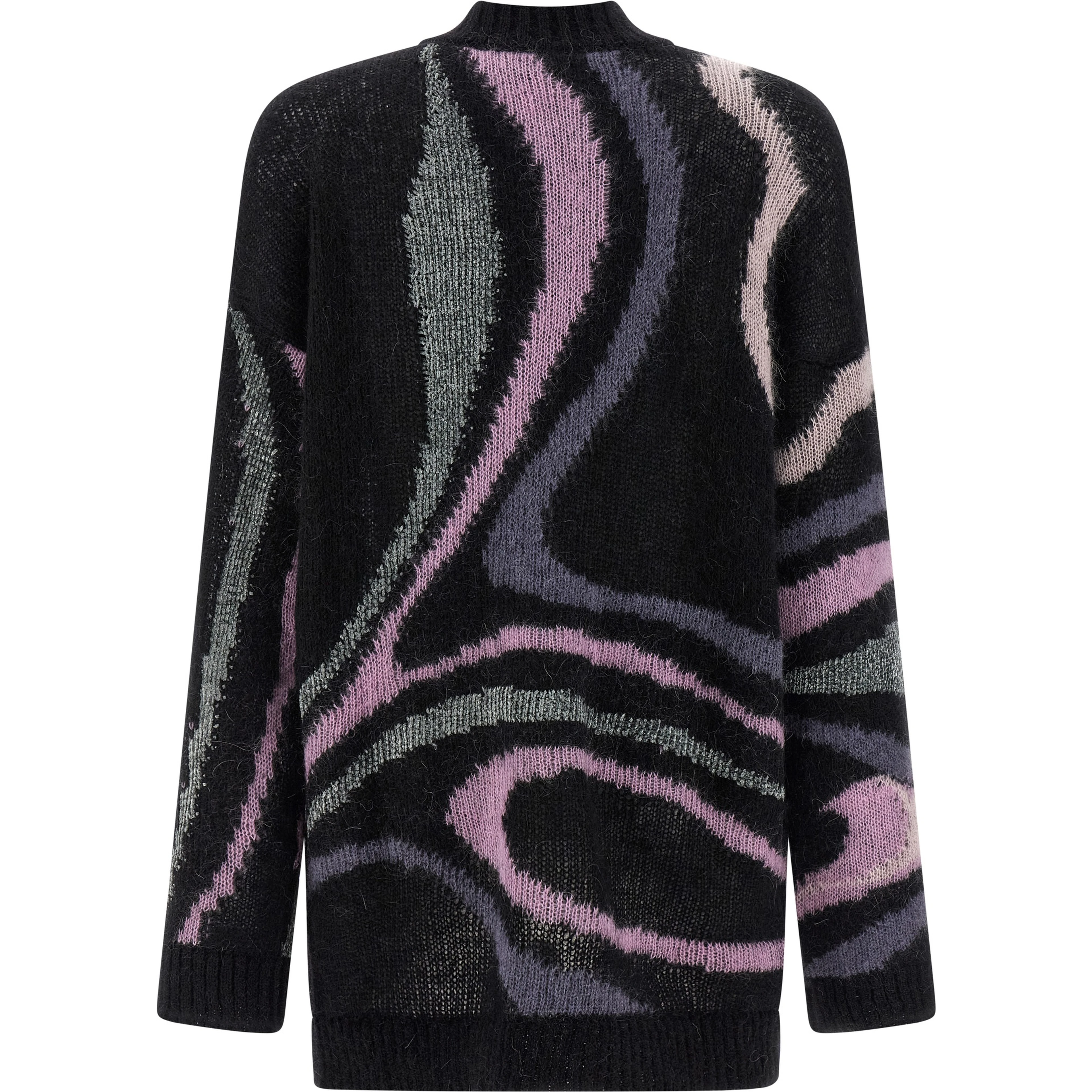 Black Wool Cardigan