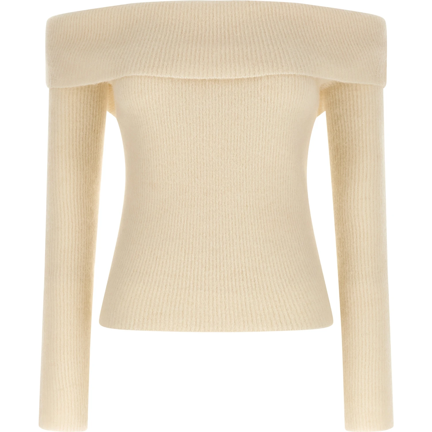 White Wool Cardigan