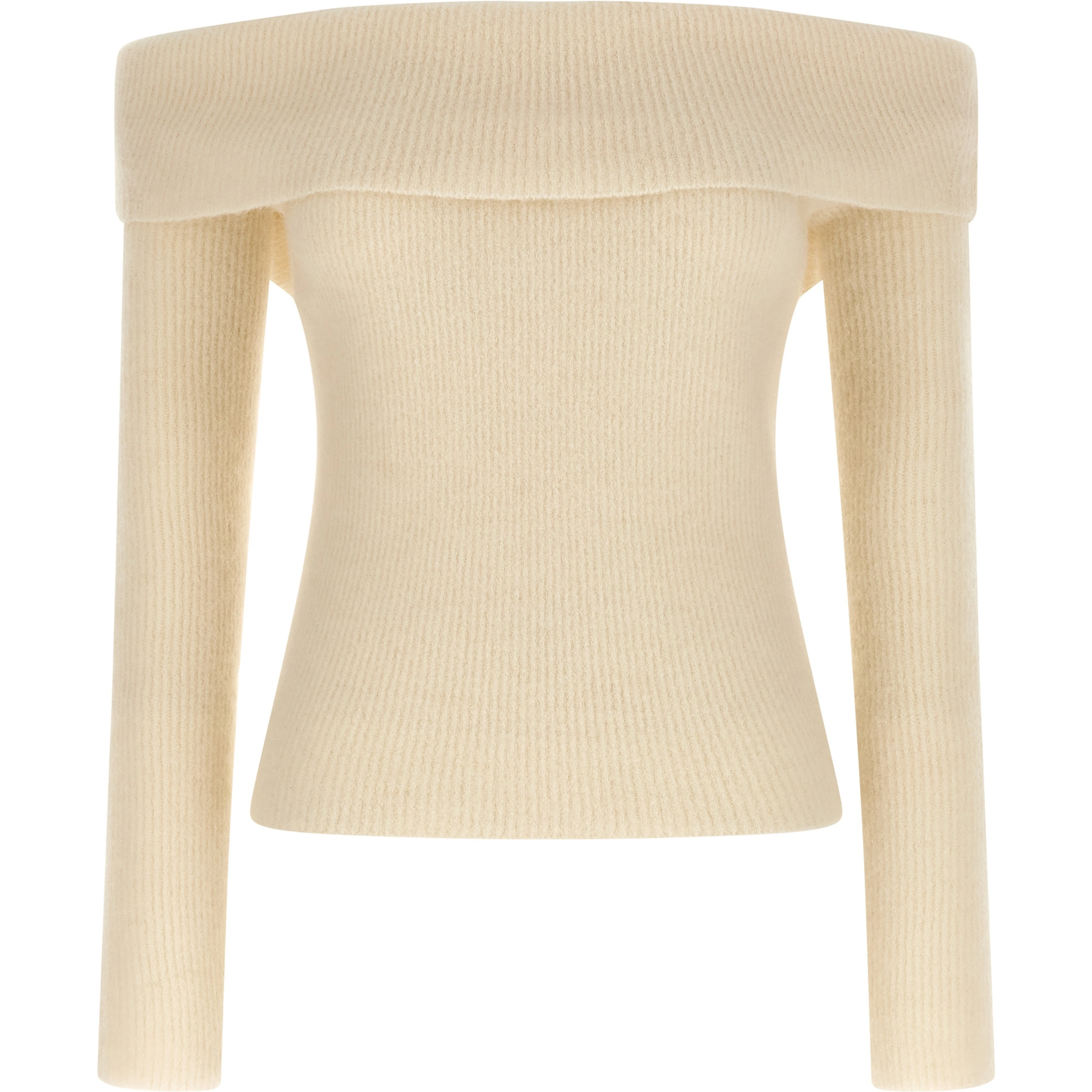 White Wool Cardigan