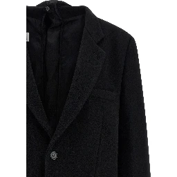 Black Virgin Wool Blazer