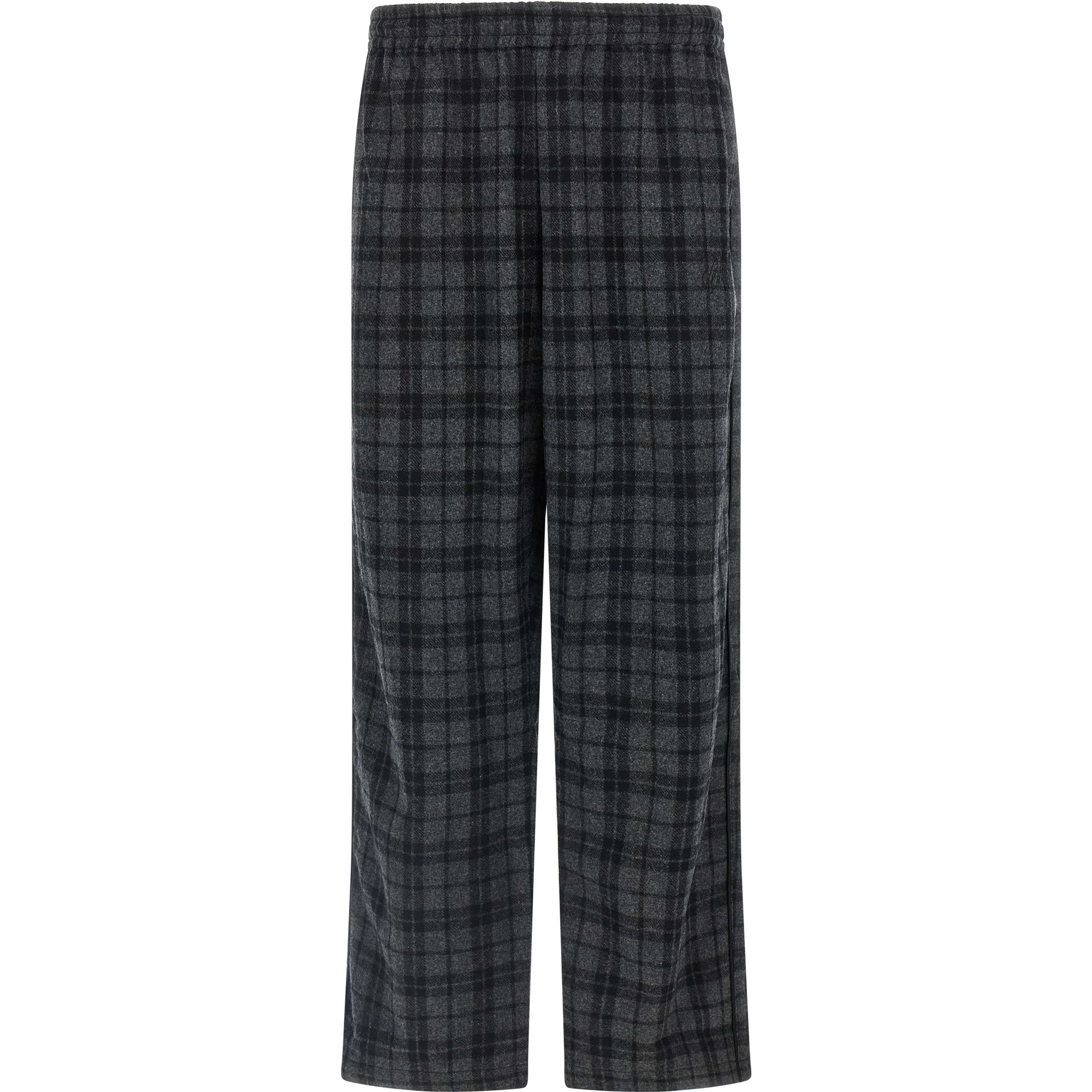 Gray Wool Casual Pants