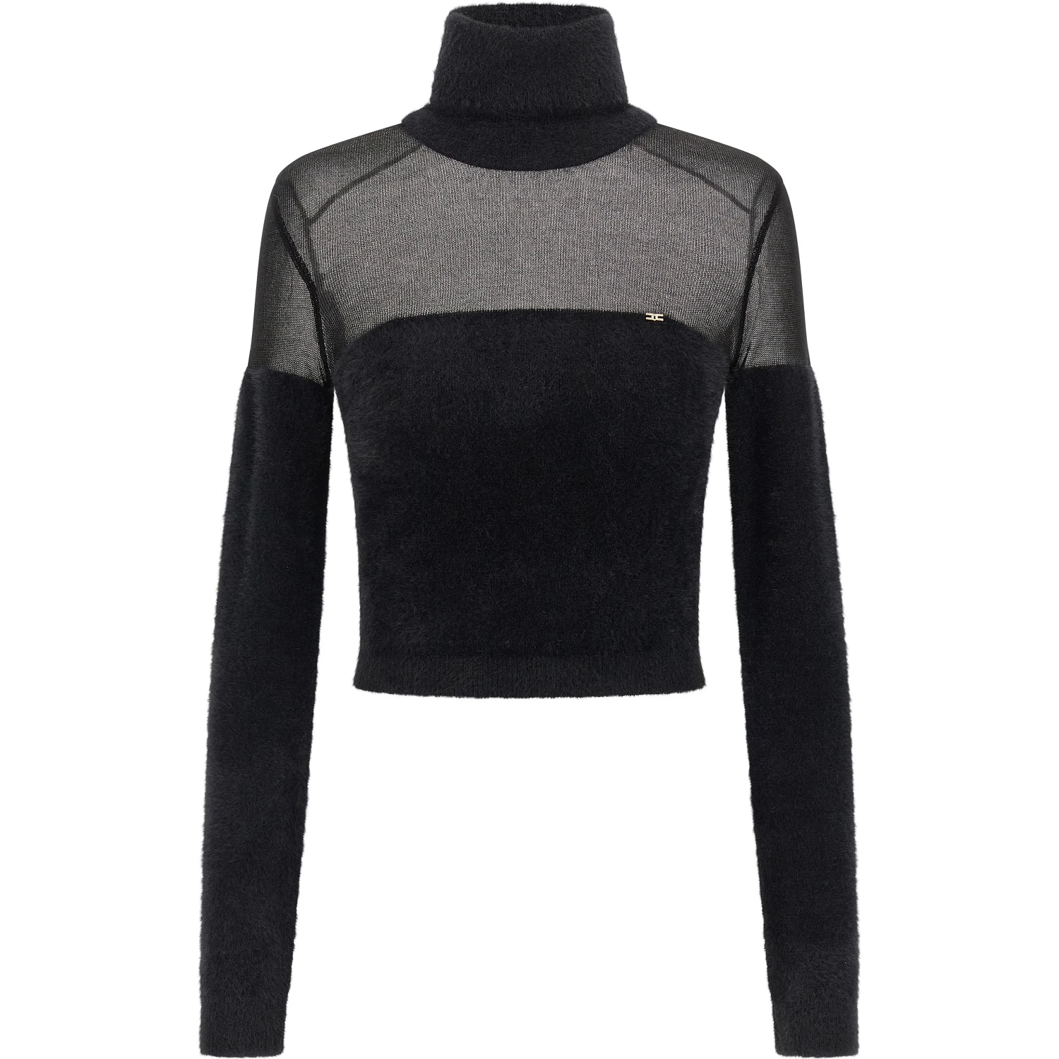 Black Polyamide Cardigan