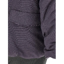 Purple Virgin Wool Parka