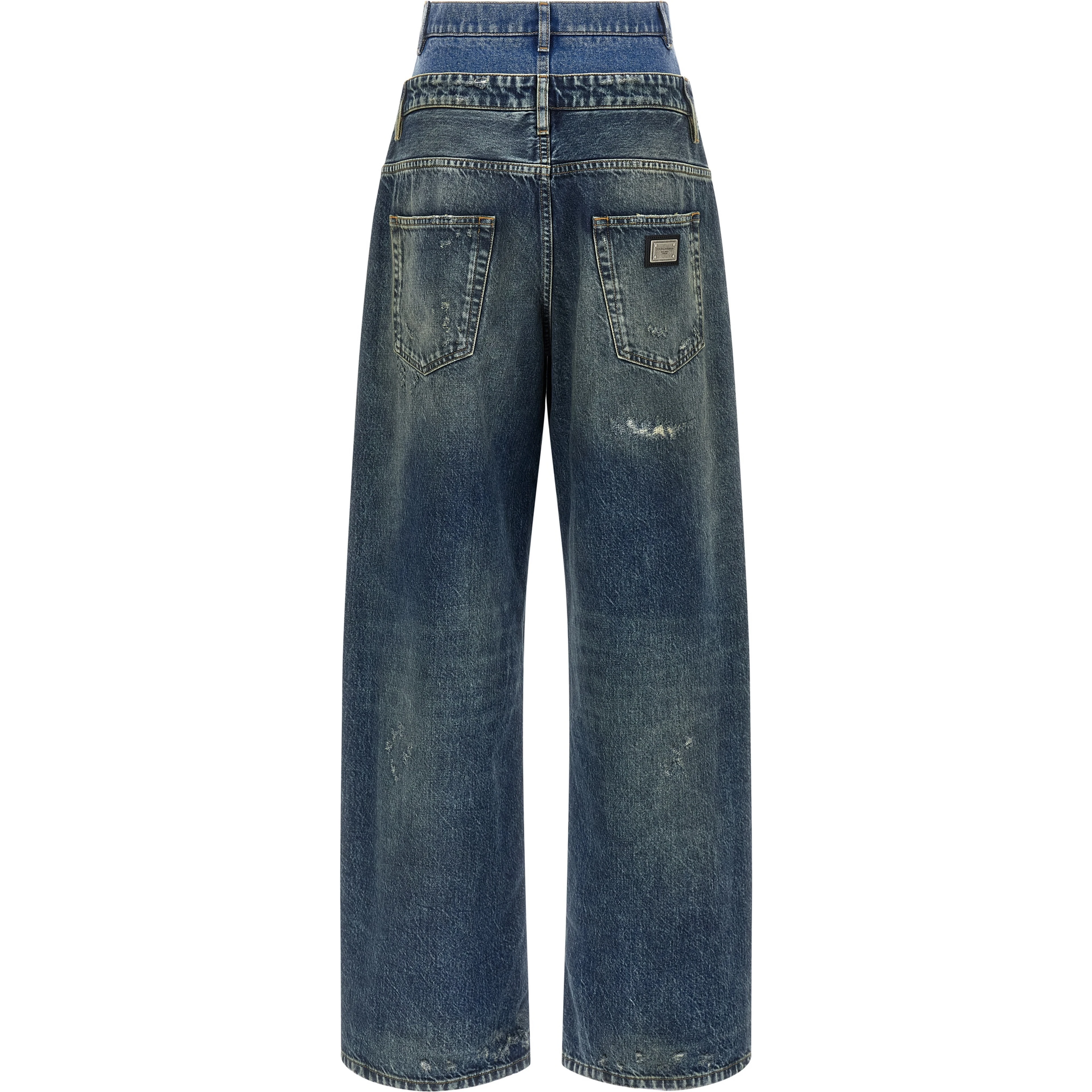 Blue Cotton Jeans Denim