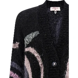 Black Wool Cardigan