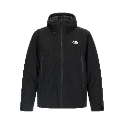 Black Polyester Parka