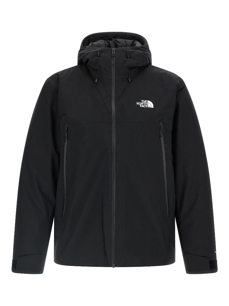 Black Polyester Parka