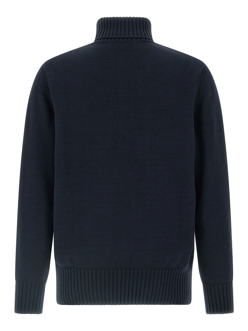 Blue Cotton Cardigan
