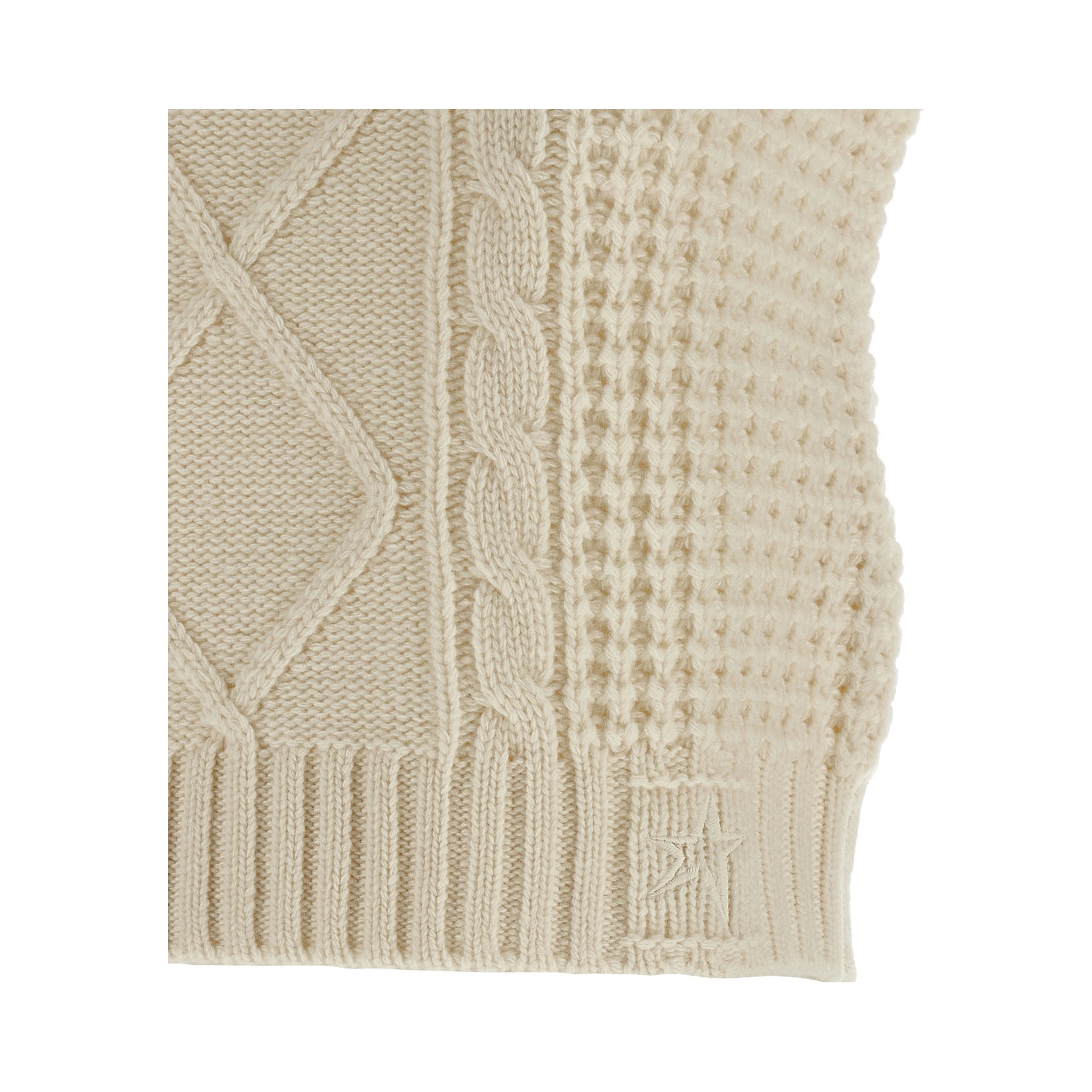 White Merino Wool Sleeveless Jacket