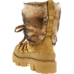 Brown Calfskin Flat Boots