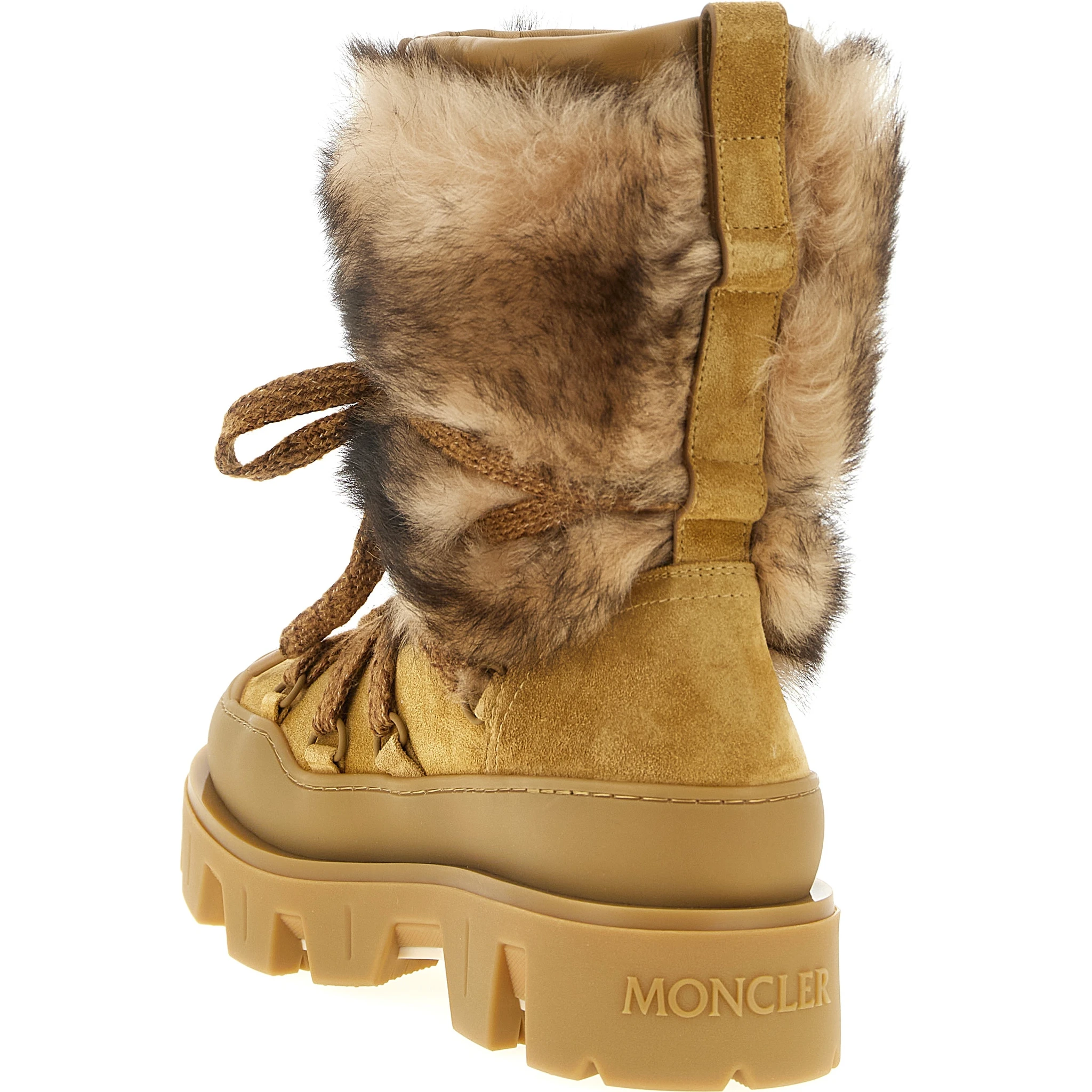 Brown Calfskin Flat Boots