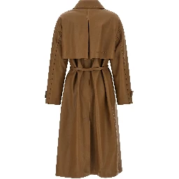 Brown Lamb Leather Coat