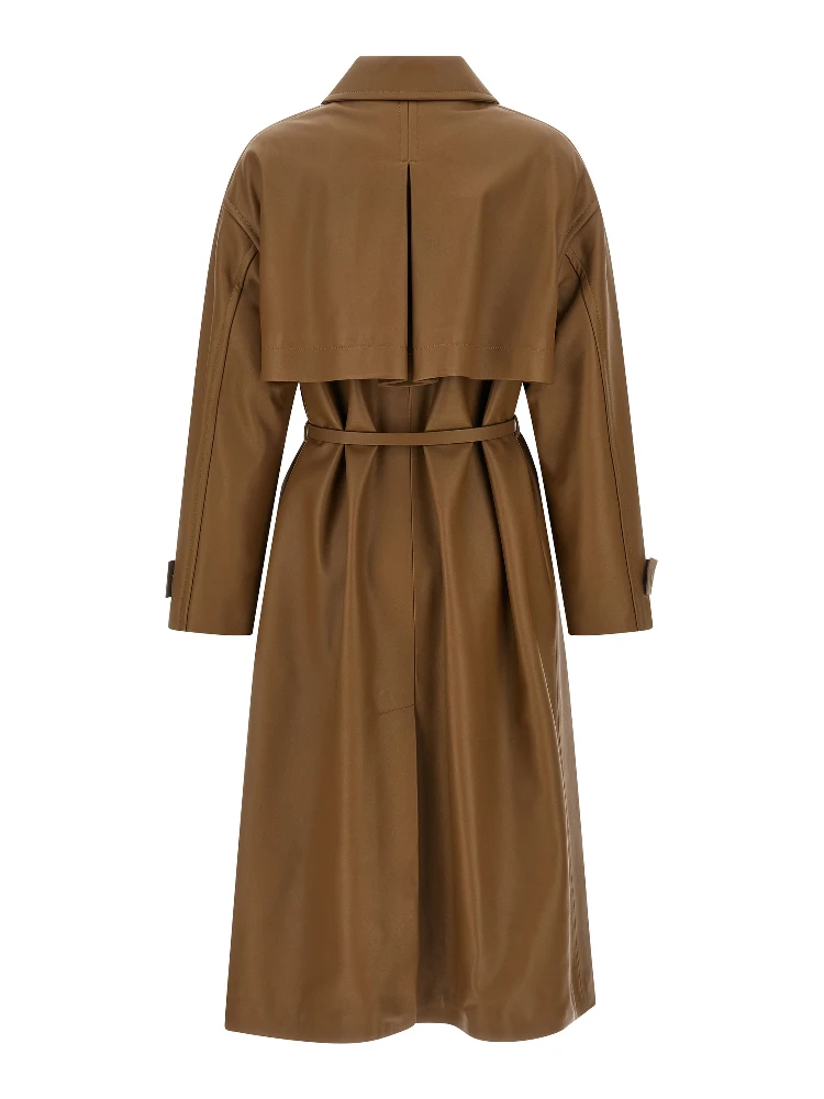 Brown Lamb Leather Coat alternative