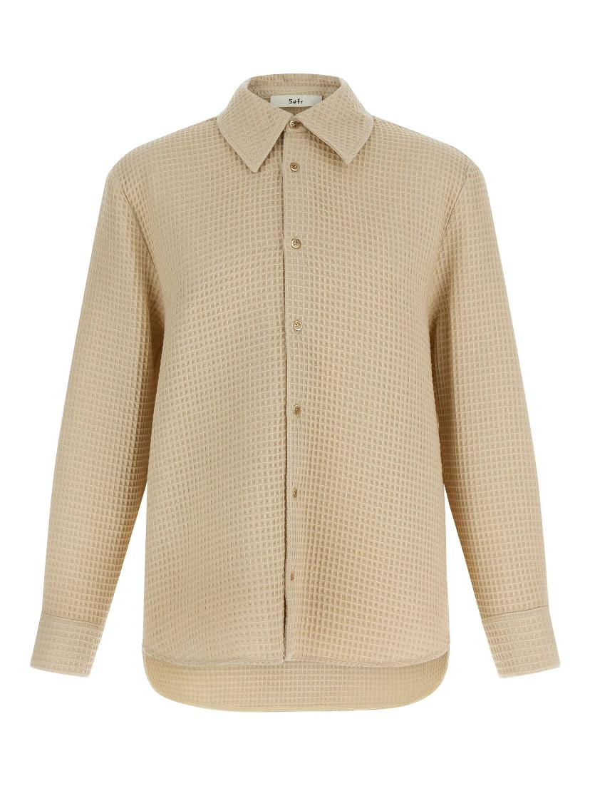 Beige Cotton Blouse