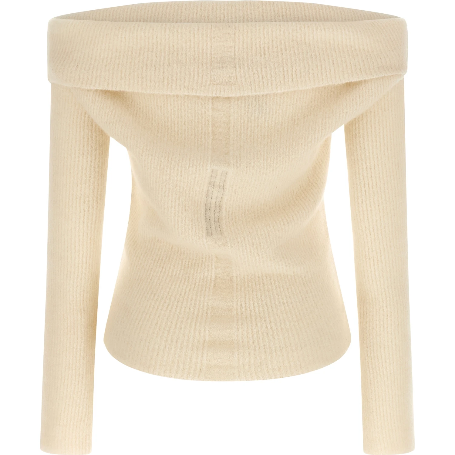White Wool Cardigan