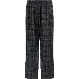 Gray Wool Casual Pants